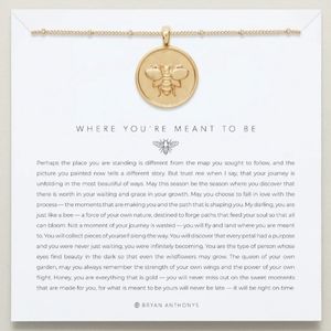 Bryan Anthonys "Where You're Meant To Be"Gold Necklace 14k gold finish